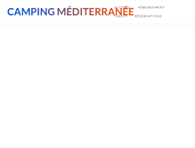 Tablet Screenshot of camping-mediterranee34.com